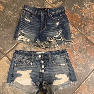 Abercrombie and hollister shorts